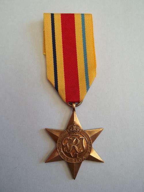 WW2 unnamed Africa Star (British issue)