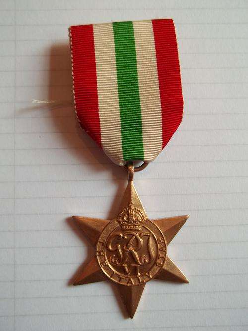WW2 Italy star - unnamed