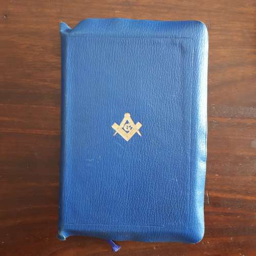 FREEMASON BIBLE WITH SIGNATURES