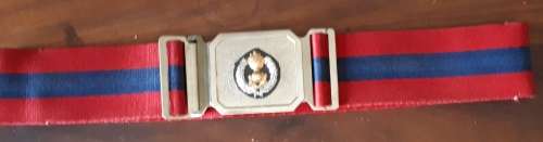 SADF - ENGINEERS STABLE BELT (USED) -- PLEASE SEE DESCRIPTION