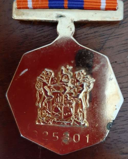 SADF - ( GILDING DAMAGE) FULL SIZE PRO PATRIA MEDAL (NUMBERED)