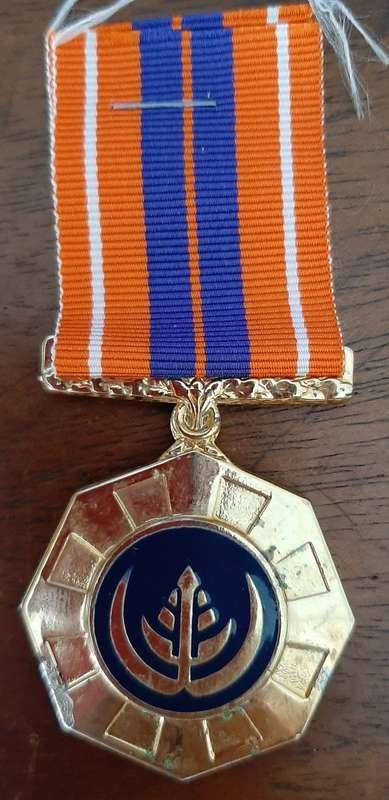 SADF - ( GILDING DAMAGE) FULL SIZE PRO PATRIA MEDAL (NUMBERED)