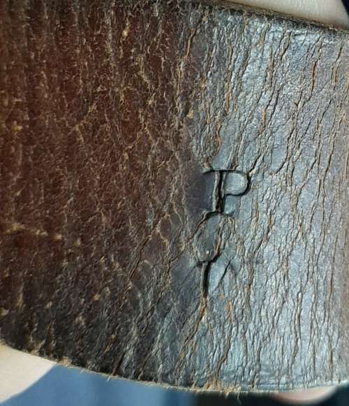 1916 WW1 ERA - 50 ROUND MILITARY LEATHER AMMUNITION BELT (BANDOLIER)