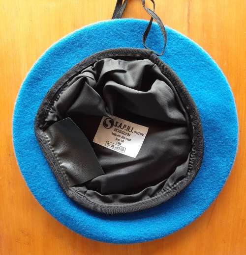 ORDNANCE CORPS BLUE BERET (UNUSED SIZE 60) 1994