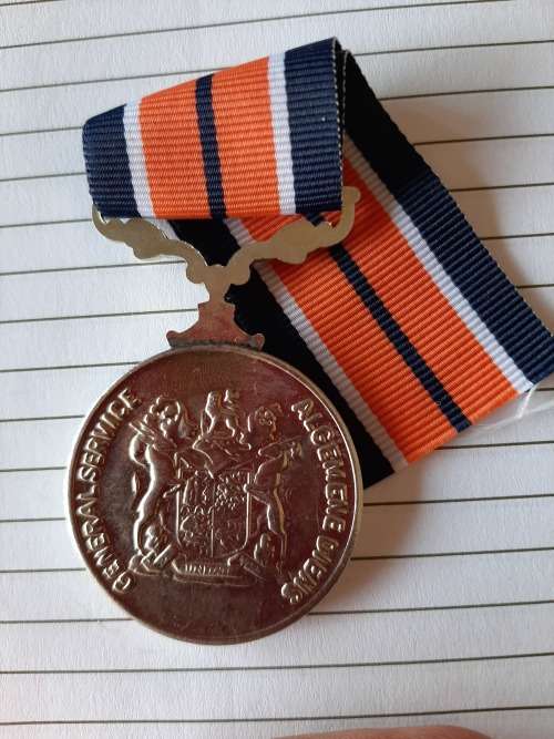 SADF - FULL SIZE GENERAL SERVICE MEDAL (NUMBERED) (NUMBER MAY DIFFER FROM PICTURE)