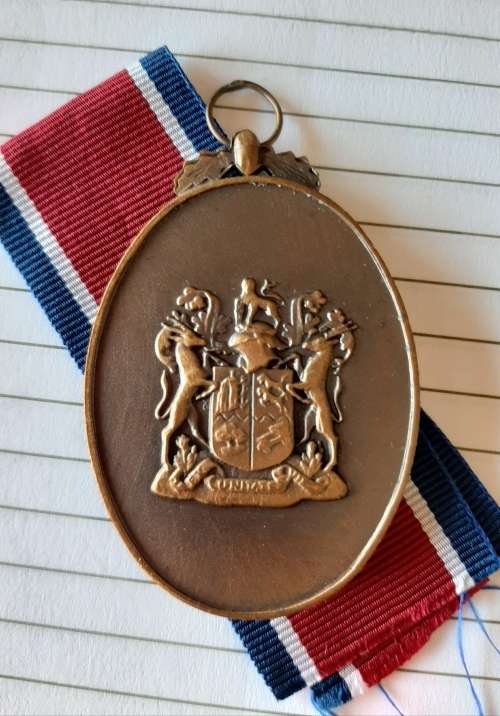 SADF - FULL SIZE JOHN CHARD MEDAL (NUMBERED) (NUMBER MAY DIFFER FROM PICTURE)