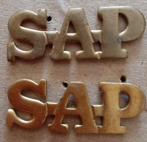 VINTAGE SAP TITLE PAIR -- PINS INTACT