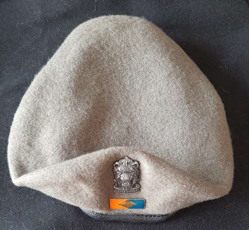 SWATF BERET WITH REACTION FORCE BADGE AND ARMOUR BAR - SIZE 53