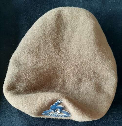 SADF  SCHOOL CADETS BERET WITH LARGE BADGE  - SIZE 56