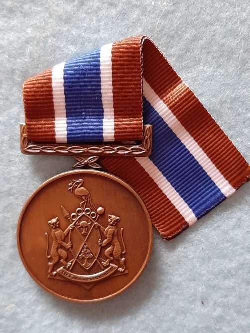CISKEI DEFENCE FORCE 10 YEAR SERVICE MEDAL FULL SIZE