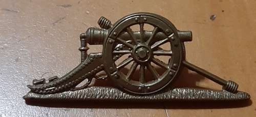 SADF GILDING ARTILLERY PROFFICIENCY BADGE -   1 LUG