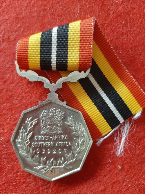 SADF - FULL SIZE SOUTHERN AFRICA MEDAL (NUMBERED)