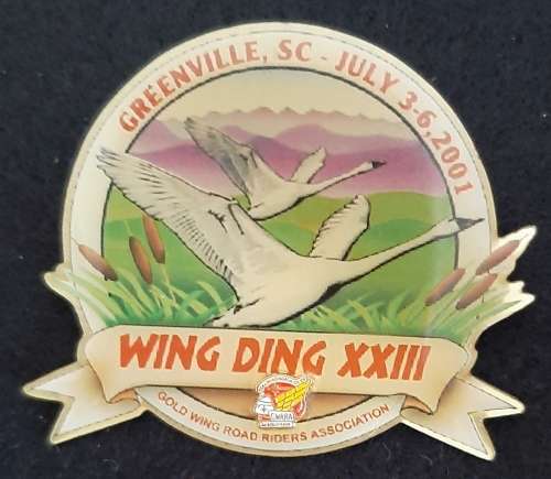 USA - AMERICAN BIKER RALLY METAL BADGE - PINS INTACT