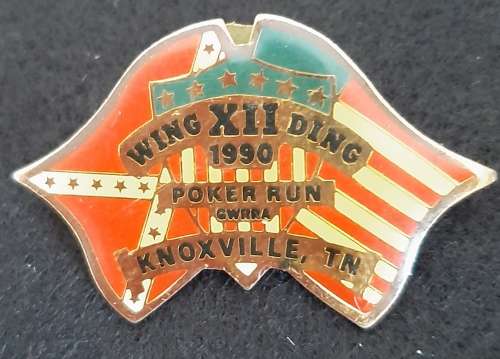 USA - AMERICAN BIKER RALLY METAL BADGE - PIN INTACT