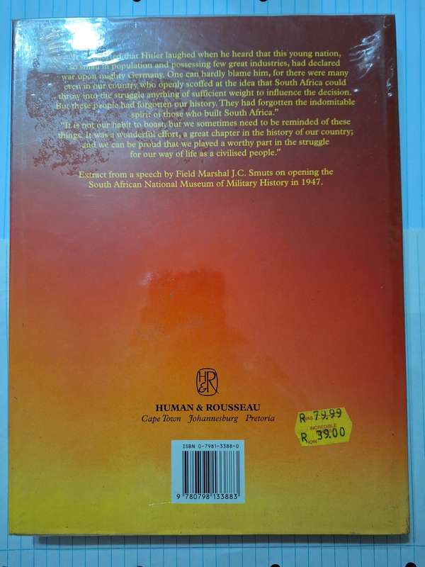 JOHN KEENE - SOUTH AFRICA IN WORLD WAR 2 - HARDCOVER - HUMAN & ROSSOUW
