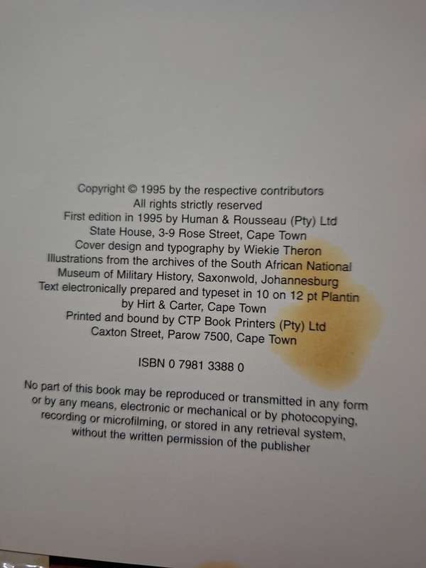 JOHN KEENE - SOUTH AFRICA IN WORLD WAR 2 - HARDCOVER - HUMAN & ROSSOUW