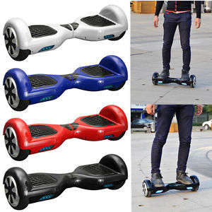 10" inch Self Balancing Scooter 2 Wheel Smart Electric Hoverboard + LED + Bluetooth + Speakers