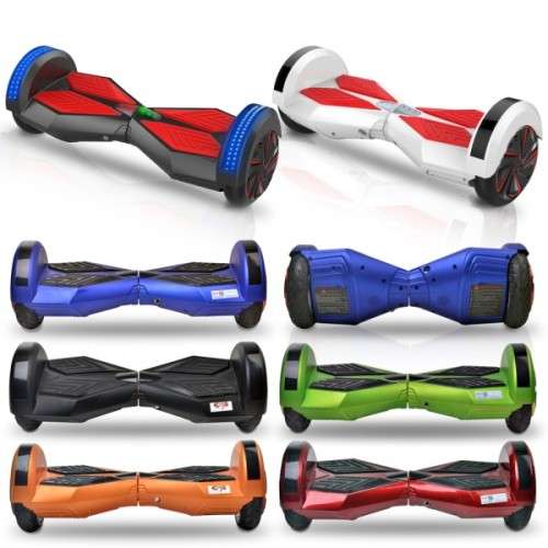 8" inch Self Balancing Scooter 2 Wheel Smart Electric Hoverboard + Bluetooth Speaker + LED