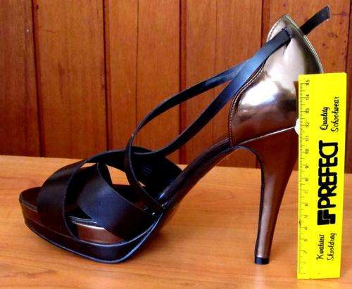 high heels, sandals, bronze, woolworths, shoes, ladies, women, 
