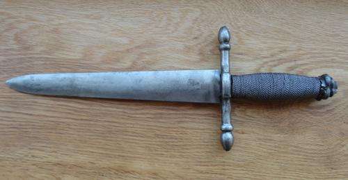 Dagger With Twisted Wire Handle