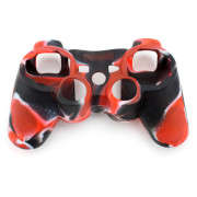 PS3 *Black Red Camo* Silicon Cover for Controller (FREE SHIPPING) IN STOCK!