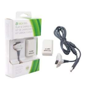 XBOX 360 Play & Charge Kit *WHITE* (BRAND NEW) IN STOCK!