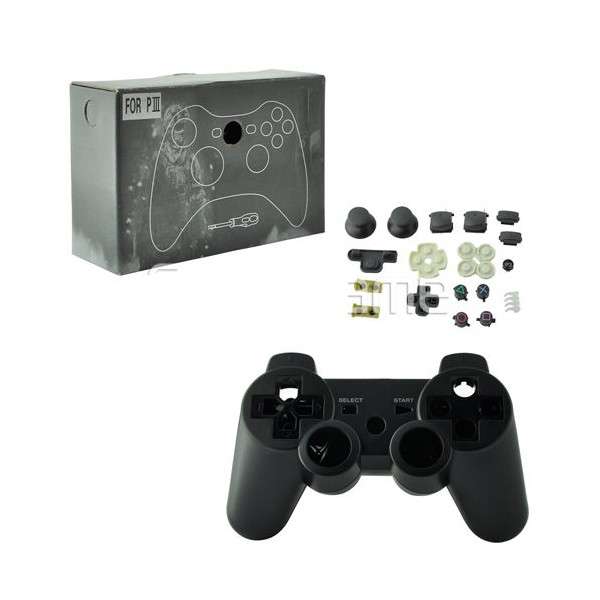 PS3  Full Housing Case Replacement with Buttons *BLACK* (BRAND NEW) IN STOCK!