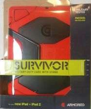 iPad: Griffin Survivor Extreme-duty Military Case *RED & BLACK* ( BRAND NEW) IN STOCK!