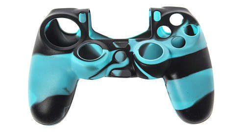 Playstation 4 Silicone Cover for the Controller *BLACK&BLUE CAMO* - (BRAND NEW) IN STOCK!