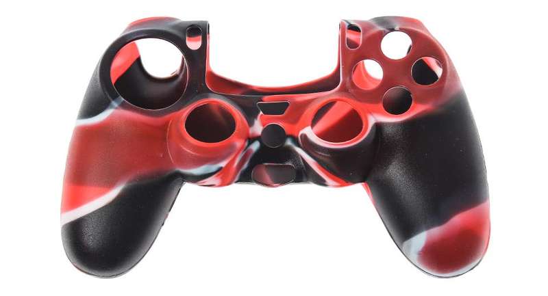 Playstation 4 Silicone Cover for the Controller *BLACK&RED CAMO* - (BRAND NEW) IN STOCK!