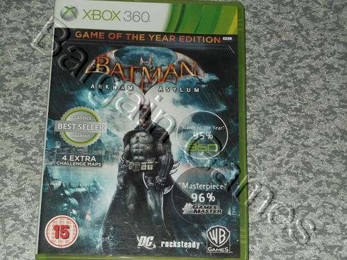 XBOX 360 Batman Arkham Asylum : Game of the Year Edition (SECONDHAND) IN STOCK!