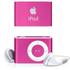 IPOD SHUFFLE 2GB PINK - TESTED ONCE + FREE NEW IPHONE PILLOW