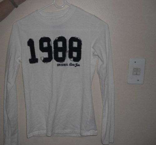 Aca Joe White Long Sleeved Top