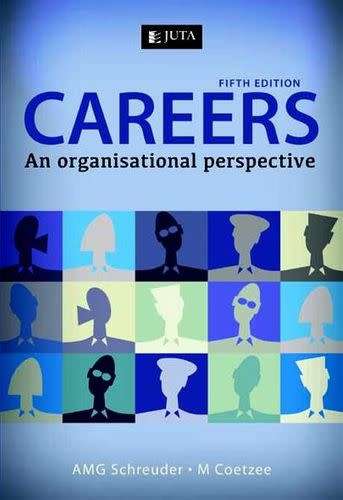 Careers An Organisational Perspective 5th Edition