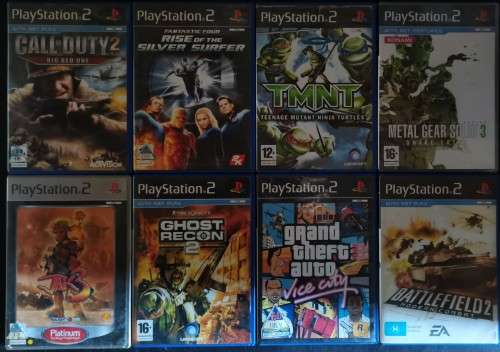 Lot #1 of 8 x Playstation 2 Games!
