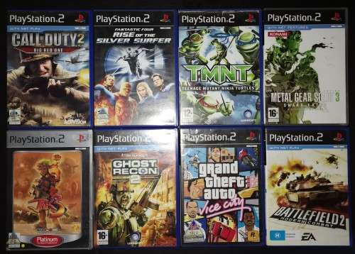 Lot #1 of 8 x Playstation 2 Games!