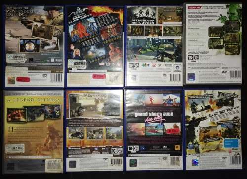 Lot #1 of 8 x Playstation 2 Games!