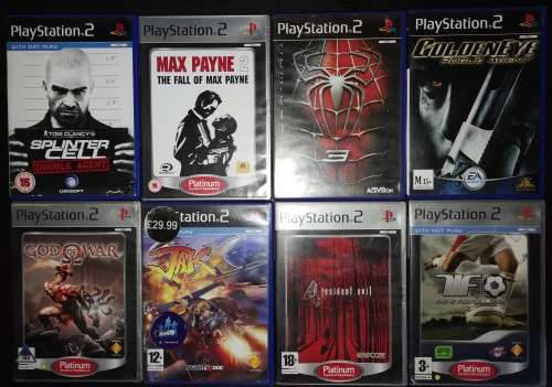 Lot #2 of 8 x Playstation 2 Games!