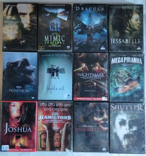 DVD Lot 8 - Big Lot of Horror Movies