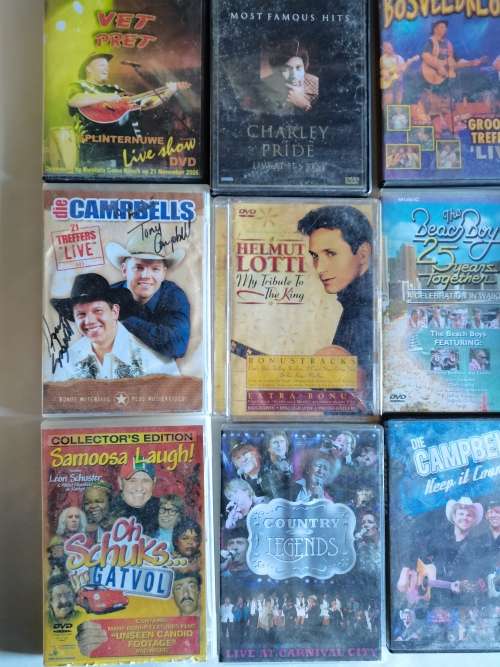 DVD Lot 9 - Mix Lot of Music DVDs