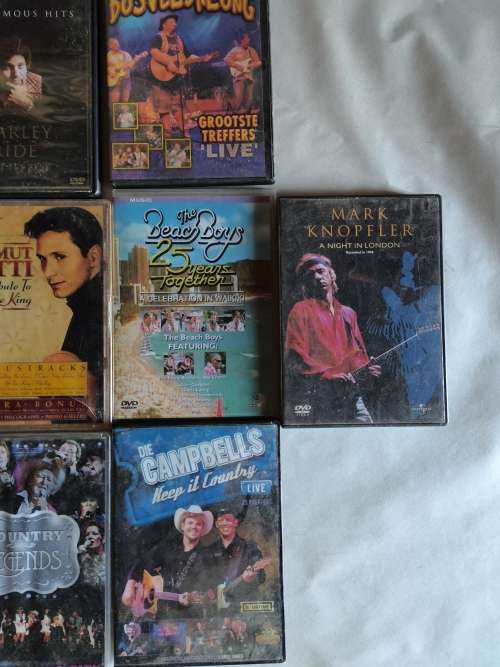 DVD Lot 9 - Mix Lot of Music DVDs