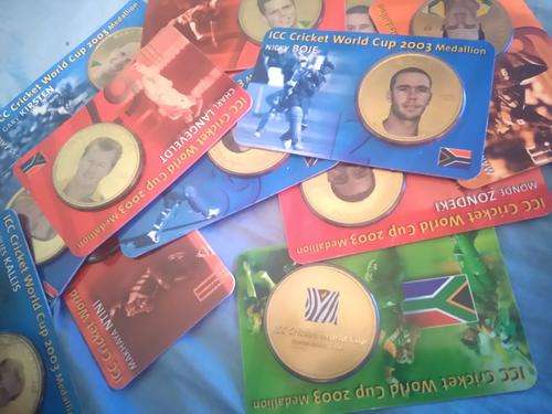 South Africa Cricket Team ICC 2010 Medallion Collection 14 Medallions