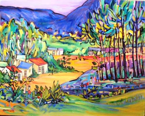 Sunday after noon on the rural Franchhoek farm.