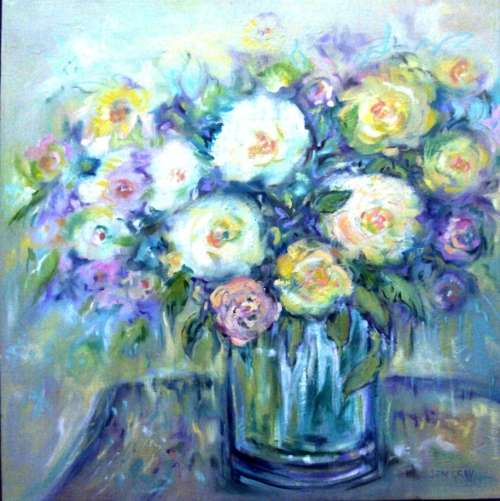 Soft - and and pale Roses.