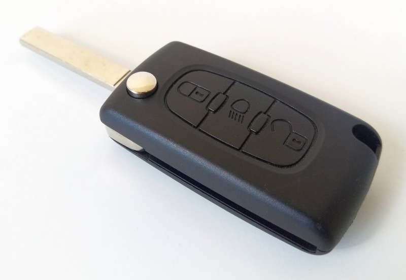 3 Button Flip Remote Shell for Peugeot 207 307 407 607 807 CE0523 Blade VA2