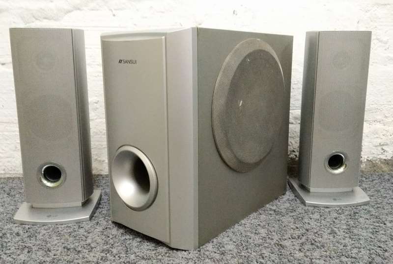 2.1 Speakers : Sansui subwoofer + LG speakers
