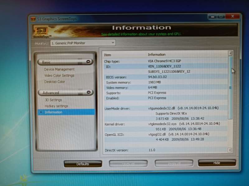Retro Gaming | HP T5630W Thin Client | VIA Eden 1Ghz CPU | 2GB DDR2 800 RAM | 64GB HDD | Win 7 Pro