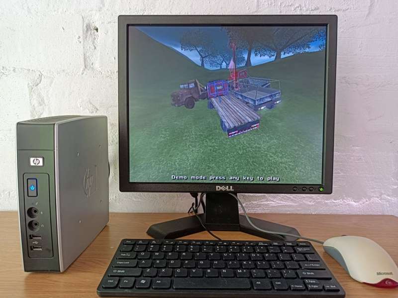 Retro Gaming | HP T5630W Thin Client | VIA Eden 1Ghz CPU | 2GB DDR2 800 RAM | 64GB HDD | Win 7 Pro
