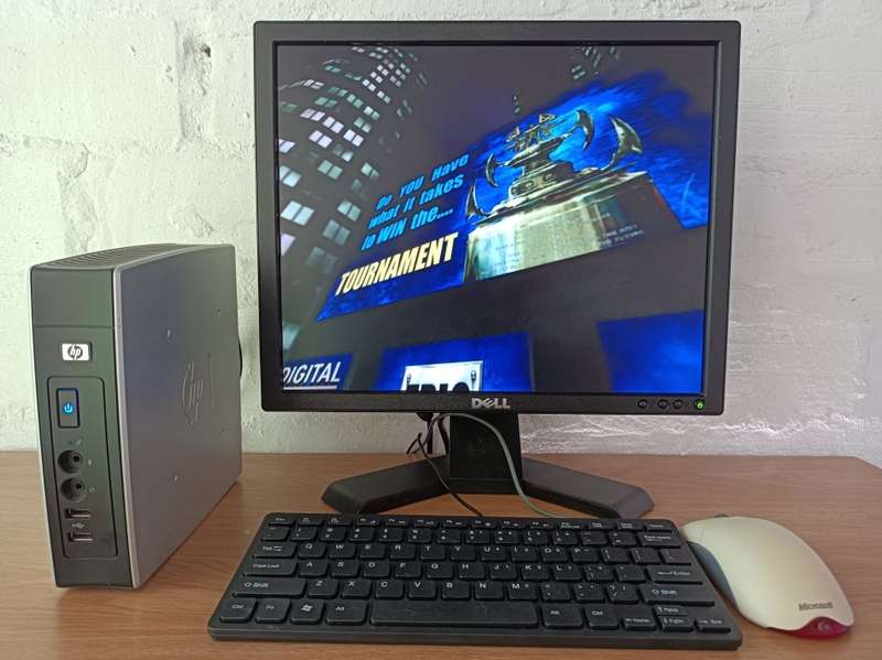 Retro Gaming | HP T5630W Thin Client | VIA Eden 1Ghz CPU | 2GB DDR2 800 RAM | 64GB HDD | Win 7 Pro