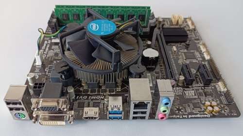 Intel Core i7 4770K + Gigabyte B85M motherboard + 16GB DDR3-1600